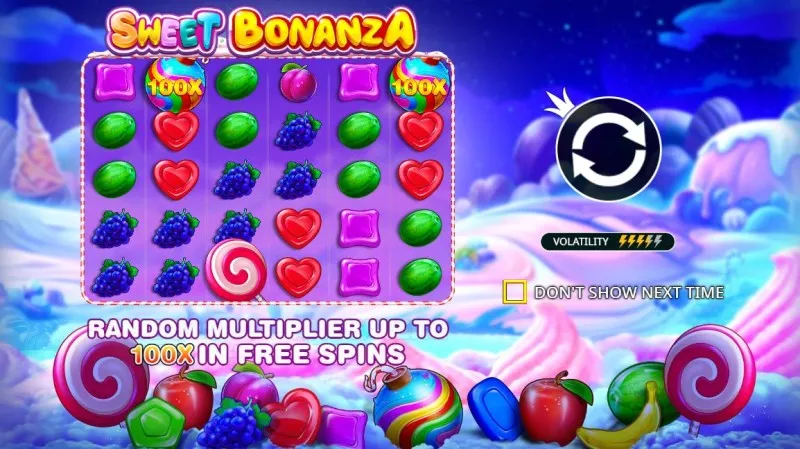 Initiating a Sweet Bonanza Mobile Session